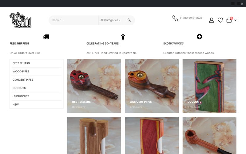 The Mill website screenshot
