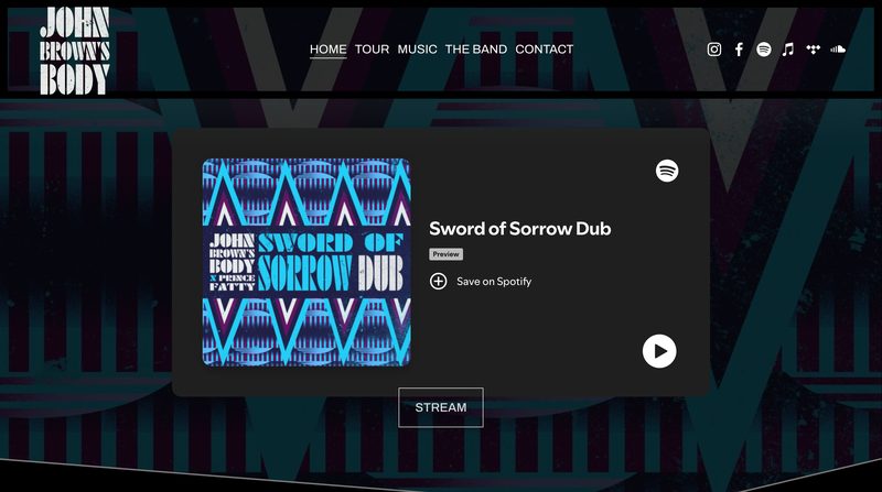 John Brown's Body website screenshot